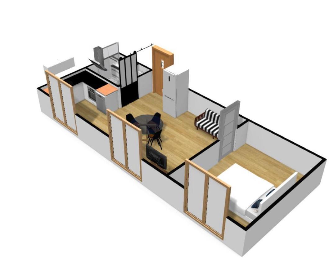 T2 Moderne Au Coeur Poitiers Apartment ภายนอก รูปภาพ